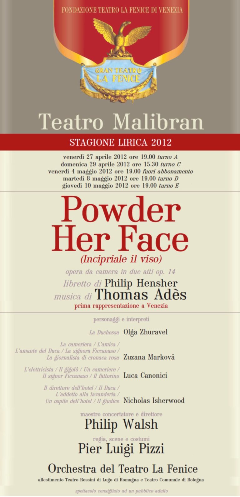 Powder her face. Venice. 2014